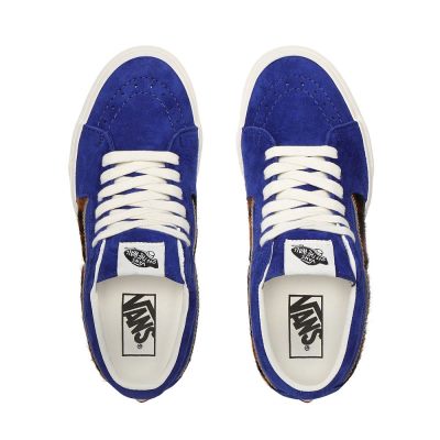 Vans Suede Sk8-Mid - Kadın Bilekli Ayakkabı (Kraliyet Mavisi)